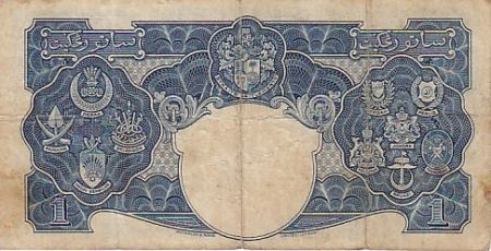 Malaya 1 Dollar George VI - 1941