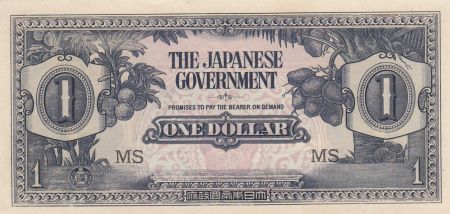 Malaya 1 Dollar Malaya ,  Japanese Government - 1944 - Série MS