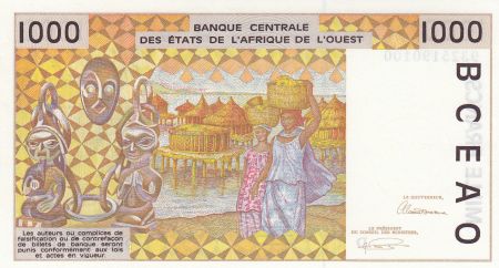 Mali 1000 Francs femme 1993 - Mali