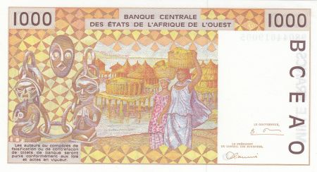Mali 1000 Francs femme 1998 - Niger