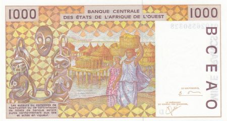 Mali 1000 Francs femme 2001 - Mali