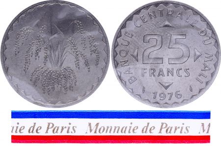 Mali 25 Francs - 1976 - Essai - Banque Centrale du Mali