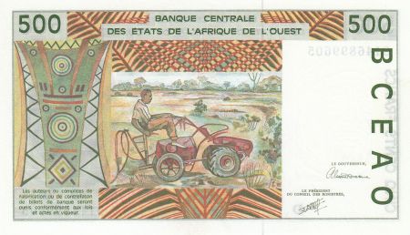 Mali 500 Francs homme 1991 - Mali