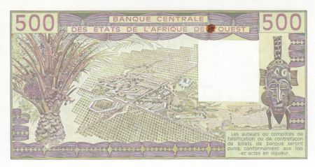 Mali 500 Francs zébus 1988 - Mali - Série S.18