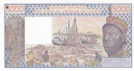 Mali 5000 Francs femme 1988- Mali - Série B.10