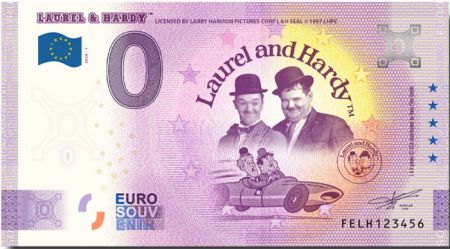Malte 0 EURO SOUVENIR - Laurel et Hardy