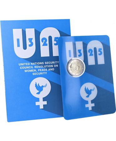 Malte 2 Euro Malte  - Femmes - Résolution ONU - 2022 - Coincard BU