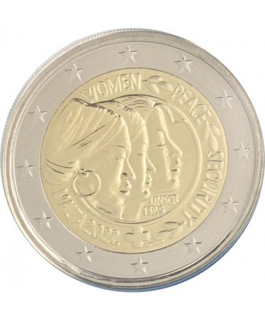 Malte 2 Euro Malte  - Femmes - Résolution ONU - 2022 - Coincard BU