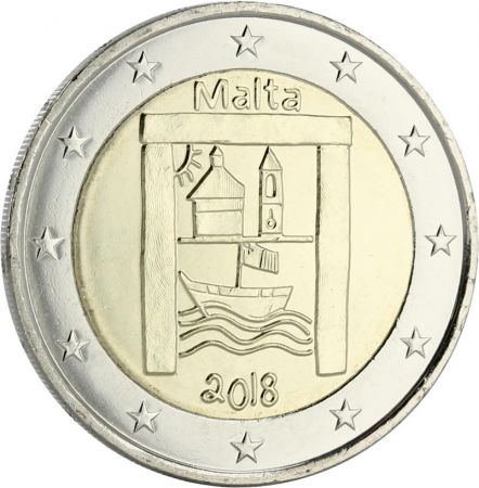 Malte 2 Euros Commémo. MALTE 2018 - Héritage Culturel