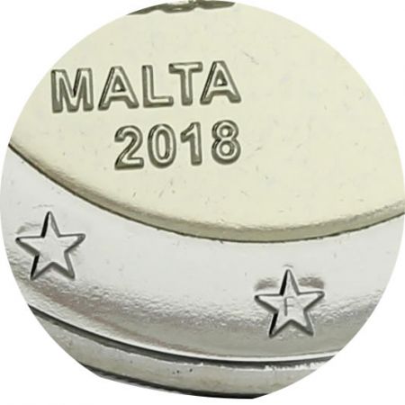 Malte 2 Euros Commémo. MALTE 2018 - Temple de Mnajdra (BU avec différent F)