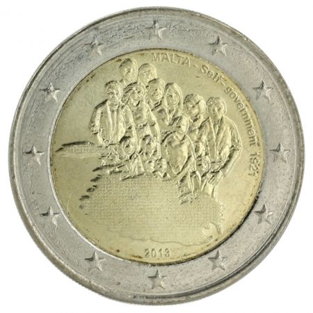 Malte 2 Euros Commémorative - Malte 2013 - Gouvernement autonome 1921