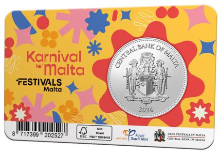 Malte Carnaval de Malte - 2,5 Euros BU Commémo. 2024