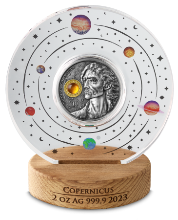 Malte Copernic- 10 Euros Argent BE 2023 Antique Couleur