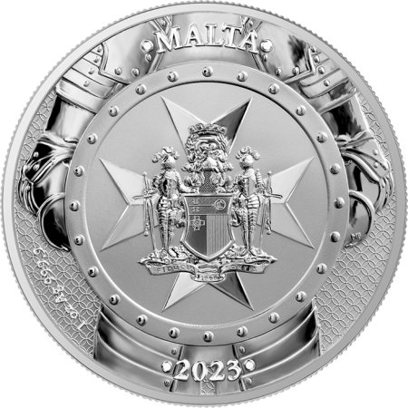 Malte Ordre de Malte - 5 euros Argent (1 once) 2023 - Les Chevaliers du Passé
