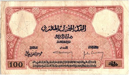 Maroc 100 Francs 01-04-1926 - TB + - Série C.166 - P.14