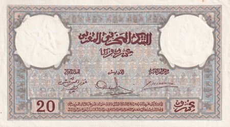 Maroc 20 Francs - Minaret - 14-11-1941 - Série C.1335 - P.18b