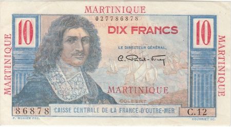 Martinique 10 Francs Colbert - 1946 Série C.12
