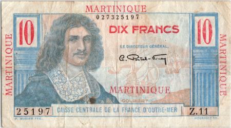 Martinique 10 Francs Colbert - 1946 Série Z.11