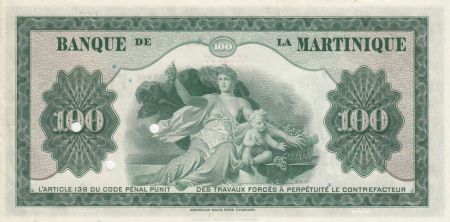 Martinique 100 Francs Agriculture - 1942 Spécimen