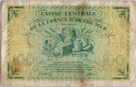 Martinique 100 Francs Marianne - 1944 - PU 542829