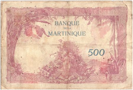 Martinique 500 Francs Femme au sceptre - 1932