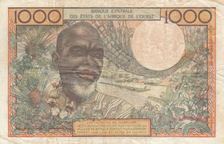 Mauritanie 1000 Francs fleuve 1965 - Mauritanie - Série R.54