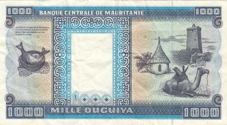 Mauritanie 1000 Ouguiya - Dromadaire et poissons - 28-11-1999