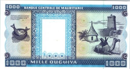 Mauritanie 1000 Ouguiya Dromadaire et poissons