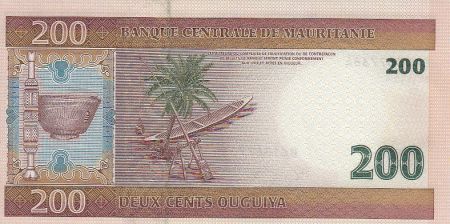Mauritanie 200 Ouguiya - Bateau - Palme - 2006