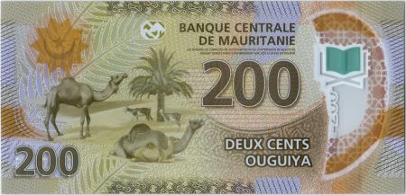 Mauritanie 200 Ouguiya  Chameaux - Mosquée - 2017 - Neuf