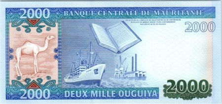 Mauritanie 2000 Ouguiya 2012 -  Bateau - Dromadaire
