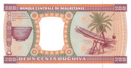 Mauritanie MAURITANIE - 200 OUGUIYA 1989