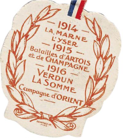 Médaille 1917 - Journée de l\'Armée d\'Afrique et des Troupes Coloniales