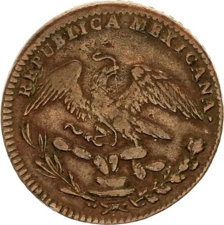 Mexique 1/4 Real Armoiries - 1836 MO