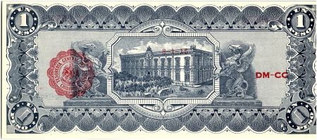Mexique 1 Peso, Francisco Madero - A gonzalez - 1914