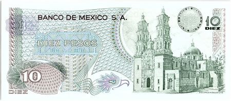 Mexique 10 Pesos, Miguel Hidalgo y castilla  - 1973