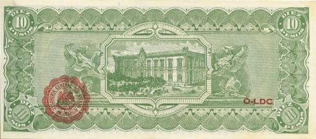 Mexique 10 Pesos F.I. Madero et A. Gonzalez - 1915