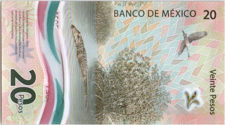 Mexique 20 Pesos - Bicentenaire de l\'indépendance nationale - Polymère -  2021 - NEUF - P.NEW