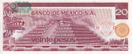 Mexique 20 Pesos - J. Morelos - 1977 - Série DD - P.77