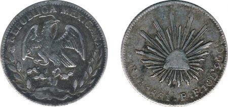 Mexique 4 Reales Mexique - Première République (1821-1863)