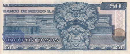 Mexique 50 Pesos - Benito Juarez - 1981 - Série KT - P.73