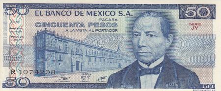 Mexique 50 Pesos - Benito Juarez - Urne Zapotèque - 1981