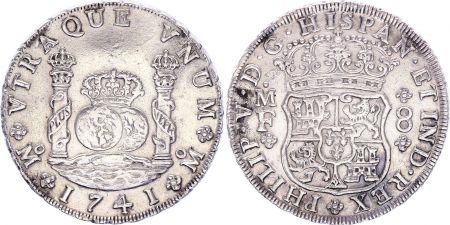 Mexique 8 Réales,  Philippe V -1741 MF - Sup