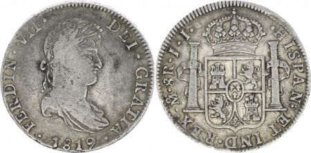 Mexique 8 Reales Ferdinand VII - Armoiries - 1819 JJ
