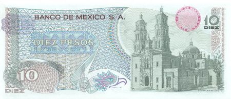 Mexique MEXIQUE  HIDALGO - 10 PESOS 1969 - P.NEUF