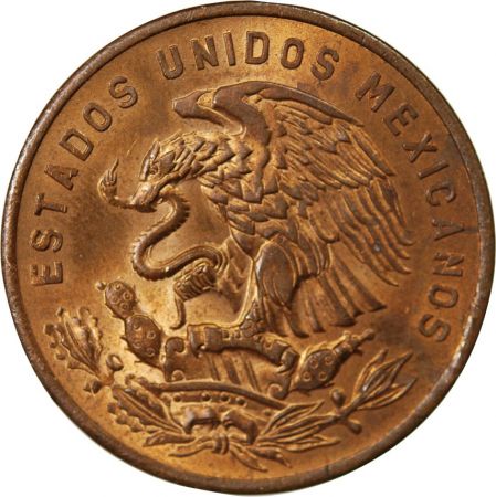 Mexique MEXIQUE  PYRAMIDE DE TEOTIHUACAN - 20 CENTAVOS 1963 MEXICO