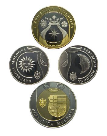 Moldavie Série 4 monnaies 2018 - 1 à 10 Lei 2018