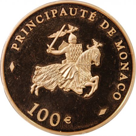 MONACO  RAINIER III - 100 EUROS OR 2003 BE