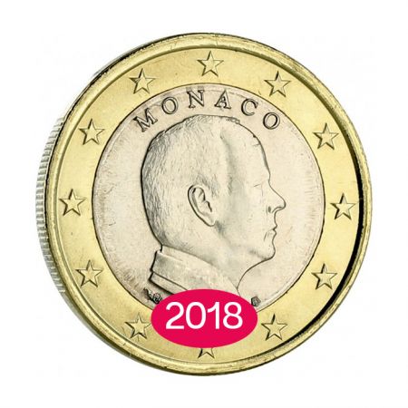 Monaco 1 euro MONACO 2018 (pièce de circulation)