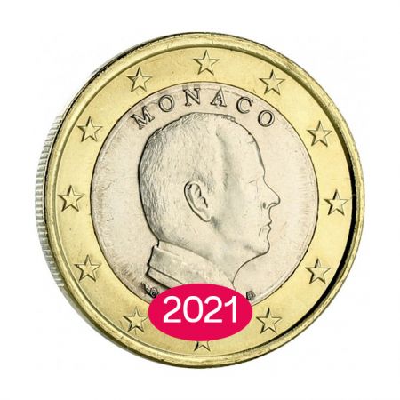 Monaco 1 euro MONACO 2021 (pièce de circulation)